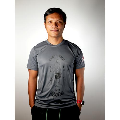 Gambar GENETIX FIGHTING GENE Tshirt Dark Grey dari ELITE MMA SHOP Jakarta Barat Tokopedia