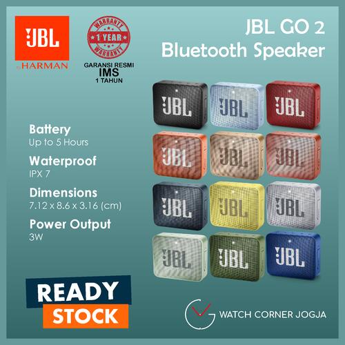 Jual JBL GO 2 / GO2 Portable Bluetooth Speaker ORIGINAL GARANSI RESMI ...