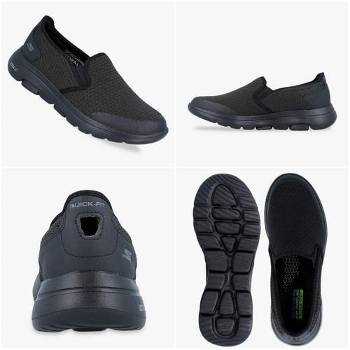 walking trainers black