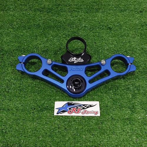 Jual Triple Clamp RCS Segitiga Atas Ninja R SSR 150 - Biru - Jakarta