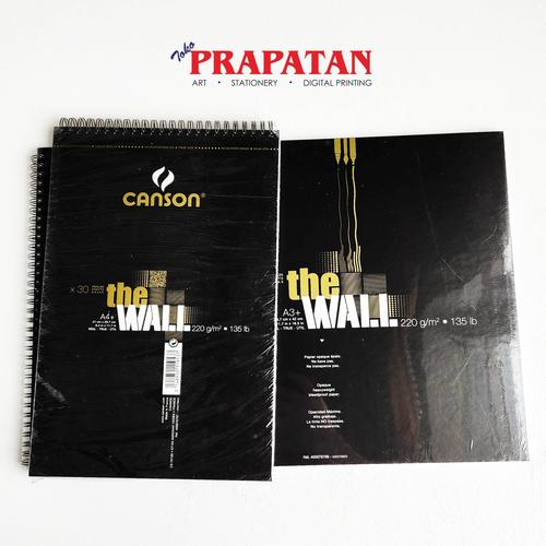Canson The Wall Spiralblock 30 Blätter Extra Glatt 200g/m² - Premium Zeichenpapier A4