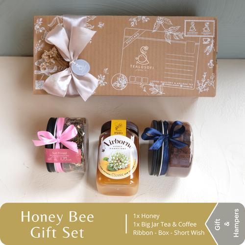 Jual Honey Bee Gift Set - Healthy Hampers Artisan Tea Coffee- Airbone ...