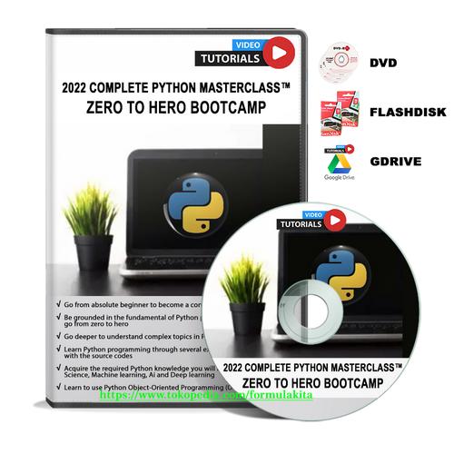 Jual VIDEO TUTORIAL COMPLETE PYTHON MASTERCLASS ZERO TO HERO BOOTCAMP ...