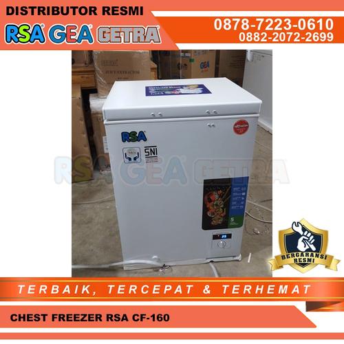 Jual RSA Chest Freezer CF160 Putih 144 Liter GARANSI RESMI Kota
