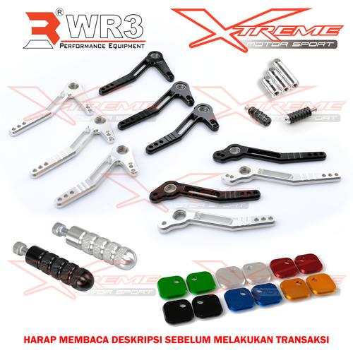 Jual Sparepart Spare Part Underbone Rear Set Footstep Racing Depan WR3 ...