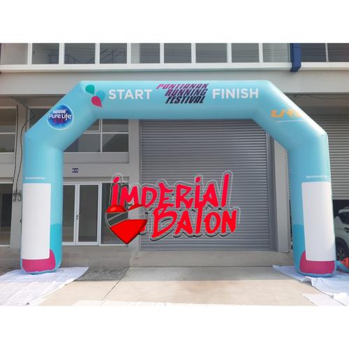 Jual Balon Start Finish Gate Gapura 3x4 Bahan PVC Fulseet blower ...