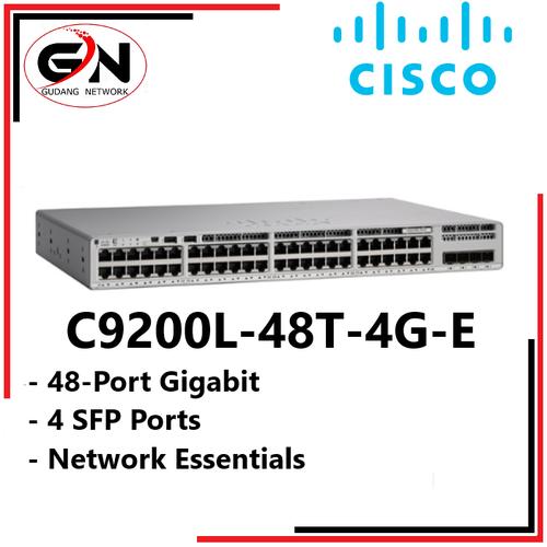 Jual Cisco C9200L-48T-4G-E Catalyst 9200 Series Switch - Jakarta Pusat ...