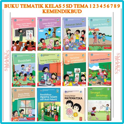 Jual Buku Tematik Kelas 5 SD Tema 1 2 3 4 5 6 7 8 9 - Penerbit ...