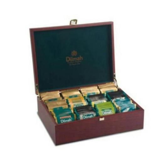 Jual Dilmah Luxury Tea Set Wooden Box L Teh Kotak Kayu Isi 120 pcs