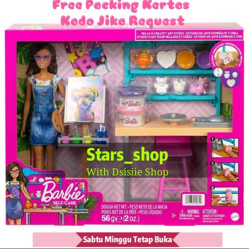 Barbie Fashionista Barbie Relax And Create Art Studio Playset