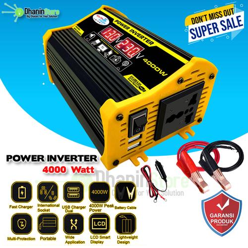 Promo Power Inverter Dc Ke Ac Mobil Converter Dc to AC 4000 Watt MSW Digital Jakarta Barat