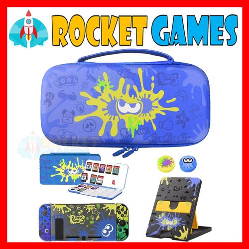 Promo Carrying Case Splatoon 3 Edition with Accessories for Nintendo