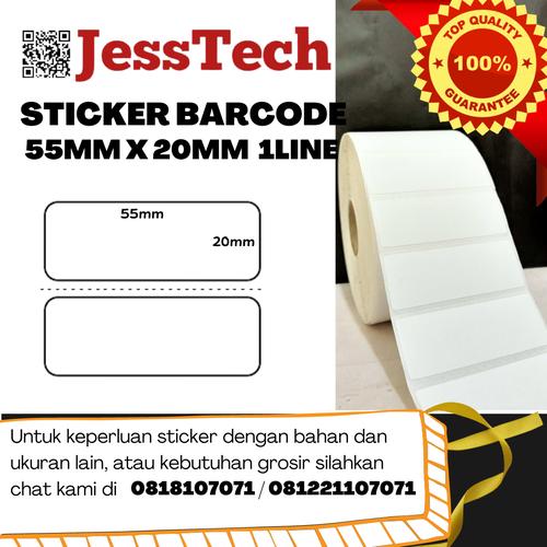 Jual STICKER 55X20MM 5.5X2CM 55X20 MM ISI 1000 Stiker label etiket ...