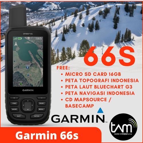 Jual Garmin GPS Map 66S / Garmin 66S Paket Map Terlengkap Garansi TAM