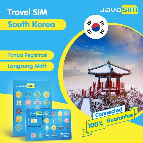 Promo SIM Card South Korea Unlimited 7 Hari, 1GB/DAY Jakarta Timur