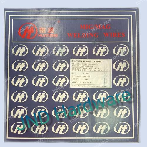 Jual MIG Wire Stainless Steel ER308L 1.2 mm HUATONG HTW308L / Kawat Las CO Kab. Bekasi JND