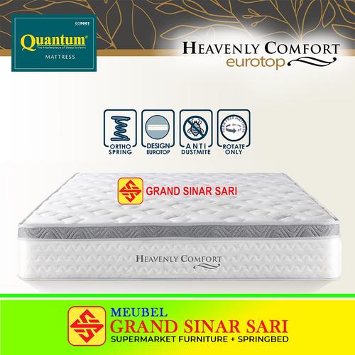 Jual Kasur Spring Bed Quantum Heavenly Comfort EuroTop ( Mattress Only ) 120x200 Kasur Kota