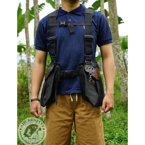 Men's VINTAGE Wing Vest | dark brown mélange | L | 80409989
