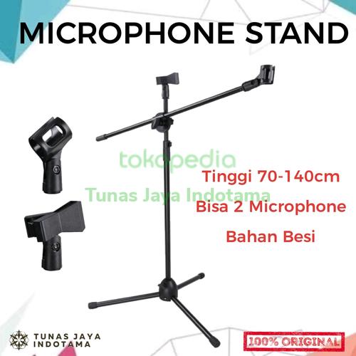 Jual STAND MIC / STANDING MICROPHONE BERDIRI LANTAI TRIPOD MT175 MT
