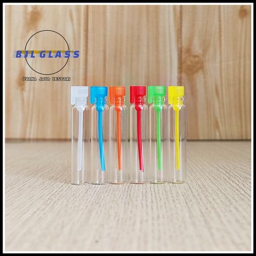 Jual vial 2ml botol kaca tester sample parfum 2ml/botol kaca penicilin ...