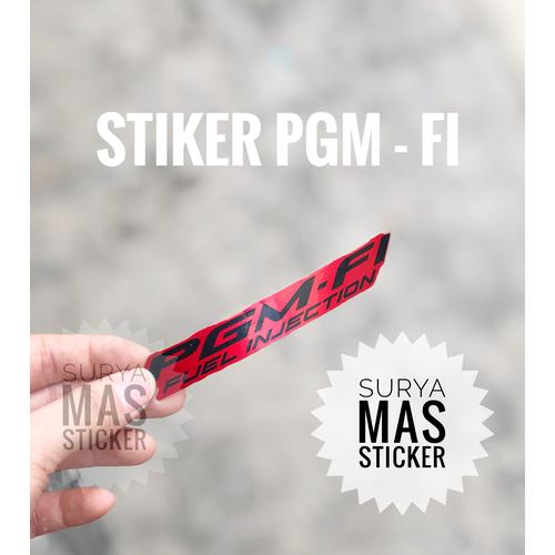 Injection Sticker Body Jual stiker pgm fi fuel injection motor - Kota Medan - surya mas ...