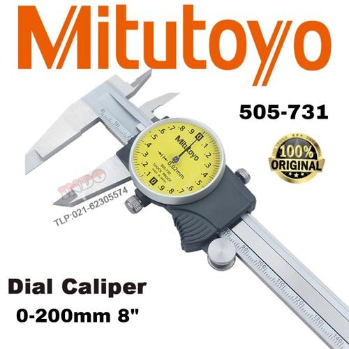 Jual Mitutoyo Dial Caliper 8" Mitutoyo 505731 8" 0200mm Jakarta Barat HOWMAU Tokopedia