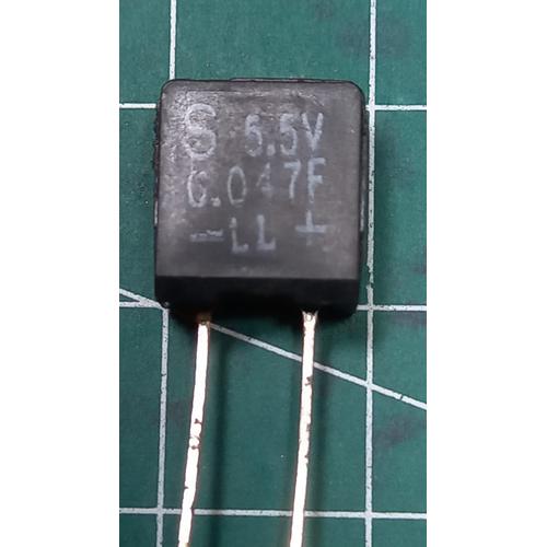 Condensador De Faradio De Supercondensador 5,5 V 0,047 F DA5R5473 10,5