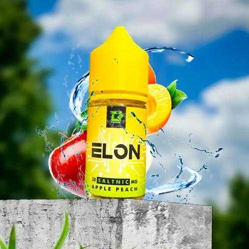 Promo Elon Apple Peach Salt Nic 30ML by Over Power Project - Liquid ...