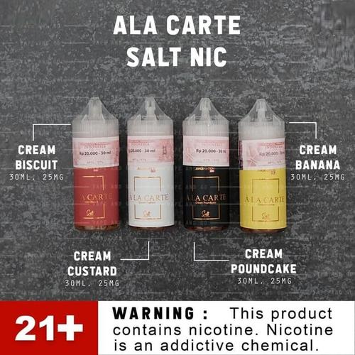 Jual Juicenation Alacarte Kuning Salt 30ML Cream Banana Ala Carte