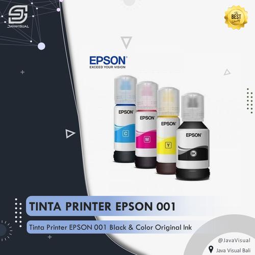 Jual Tinta Printer EPSON 001 Black & Color Ink - Kuning - Kota Denpasar ...