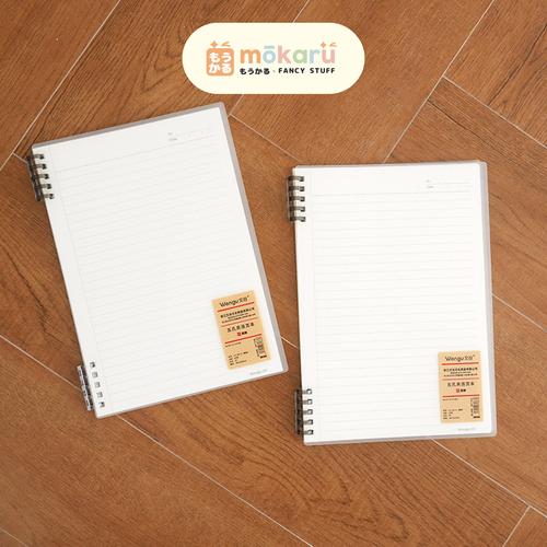 Jual Simple Loose Leaf Binder Notebook Refillable B5 Cover Plastik Lucu