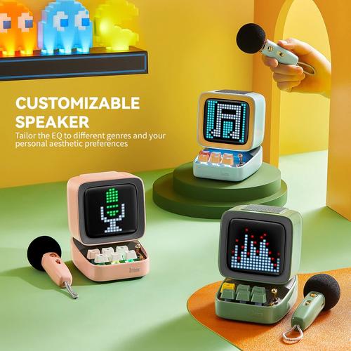 Jual Speaker Divoom Ditoo-Mic / DitooMic / Ditoo Mic Retro Pixel Art ...
