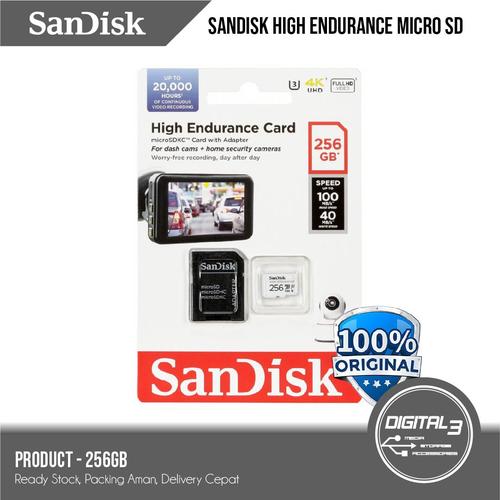 Promo Sandisk High Endurance Micro SD Memory Card CCTV 32GB 64GB 128GB