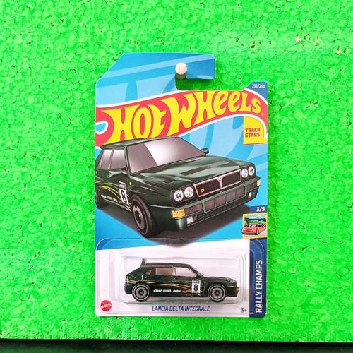 Hot Wheels Lancia Delta Integrale – Rally Champs 3/5 – Édition Limitée – Carte Courte – Eibach Castrol Sparco – Mattel 2022