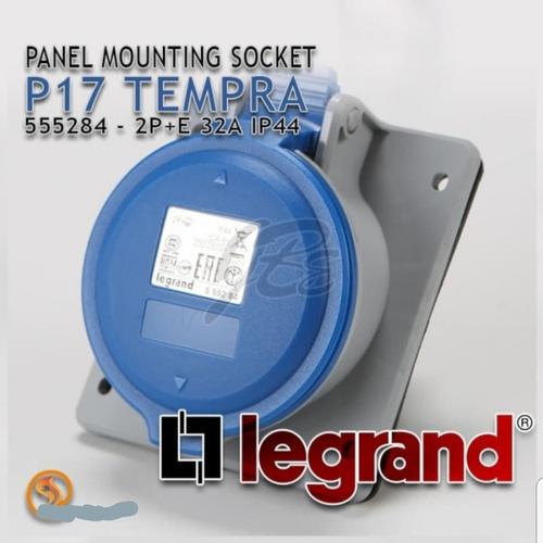 Jual LEGRAND PANEL MOUNTING SOCKET 2P+E/3 PIN 32A 555284 TEMPRA PRO Jakarta Pusat MAHKOTA