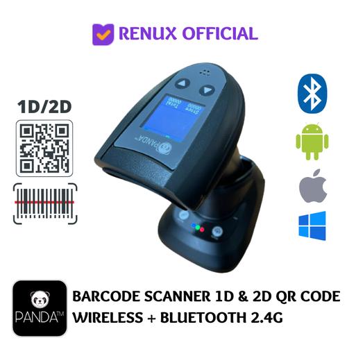 Jual PANDA PRJ528RC BARCODE SCANNER WITH DISPLAY 2D WIRELESS BLUETOOTH