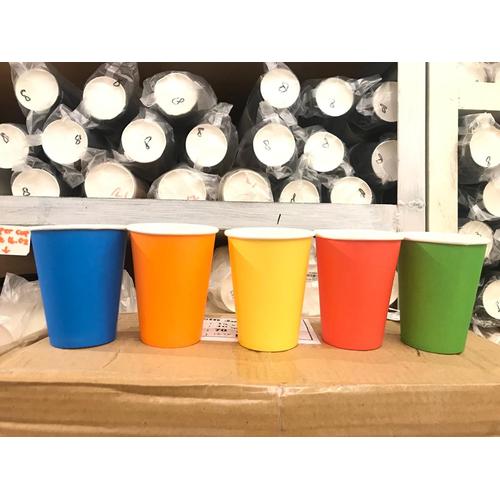 Jual Paper Cup - Gelas Kertas Warna Polos isi 50pc - Biru - Jakarta ...