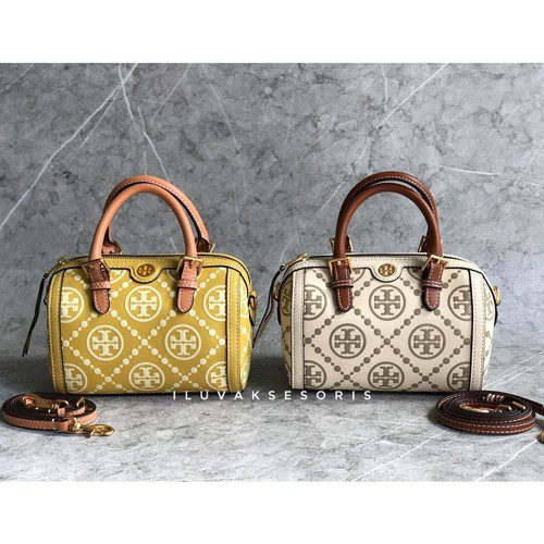 Jual New Tas Wanita Branded Tory Burch T Monogram Jacquard New Speedy YELLOW Jakarta Selatan Anantastore69 Tokopedia