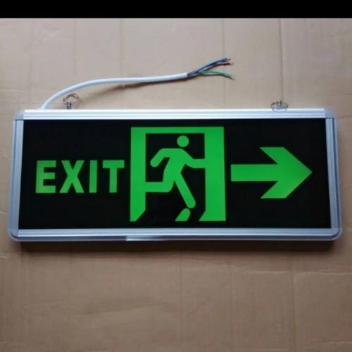 Lampu Exit Led Jual emergency exit lamp lampu darurat kaca emergenci exit kaca - EXIT ...
