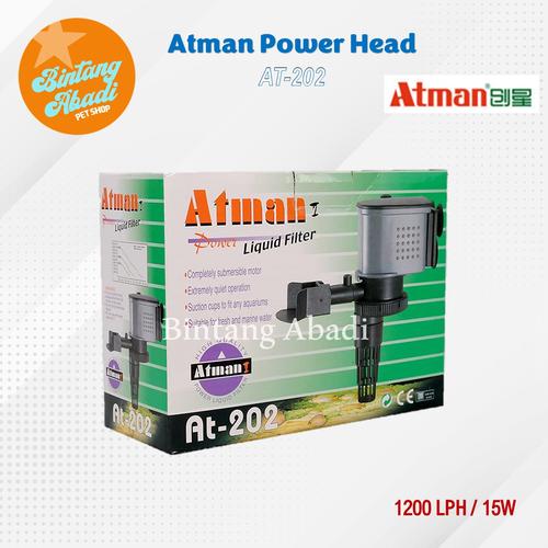 Jual Atman Power Head AT202 AT-202 AT 202 1200 PowerHead Filter Pompa ...