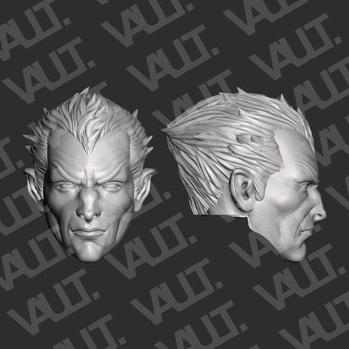 Jual 1/12 Custom Marvel Namor Head Sculpt HS Mezco VToys Select Legends ...