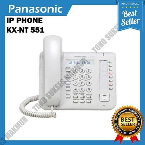 Panasonic KX-NT551 Gigabit IP Phone - Atlas Phones - View #3