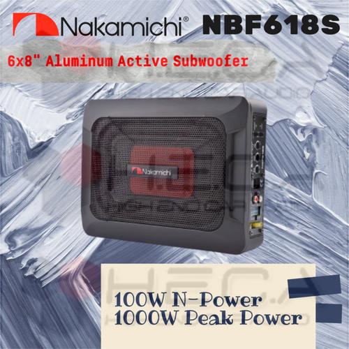 Jual NAKAMICHI NBF618S Subwoofer Kolong Aktif Active Bass Mobil