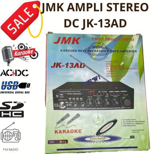 Jual AMPLI KARAOKE STEREO AC/DC AMPLIFIER JMK JK13AD CAR AMPLI DOUBLE ...