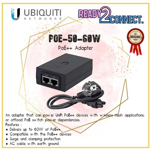 Jual UBIQUITI POE-50-60W Poe Adapter With Gigabit Lan Port - Jakarta ...