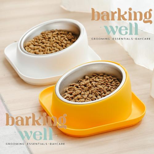 Jual Tempat Makan Kucing Anjing Stainless Bowl Mangkuk Anti Spill dan ...