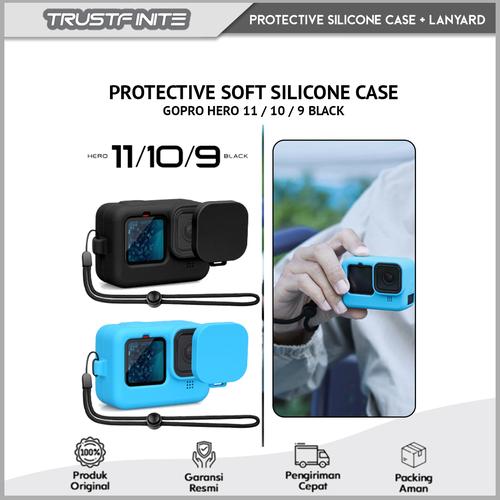 Promo Protective Silikon Case GoPro Hero 12 11 10 9 with Lens Cap