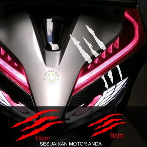 Jual Stiker cakar motor cutting sticker variasi keren 1pcs - hologram ...