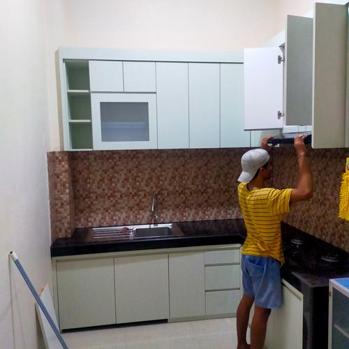 Jual kitchen set minimalis modern pesanan pak ADi bintang Metro-pole ...
