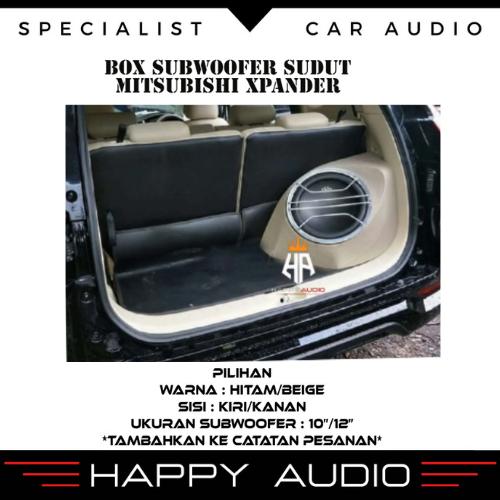 Jual Box Sudut Bahan MDF 18mm Subwoofer Mobil Mitsubishi Xpander HQ